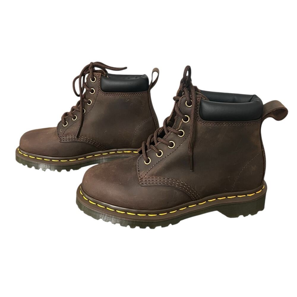 New! Dr. Martens 939 Ben Boot Crazy Horse Leather Hiker Boots - Size W 6 / M 5 - Picture 4 of 9